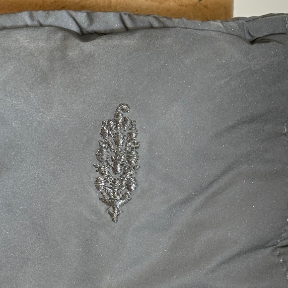 Free People M Pippa Packable Quilted Puffer Silver Jacket great pre owned cond - Picture 7 of 14